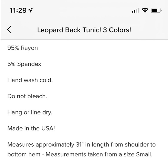 Leopard back tunic - Picture 5 of 5